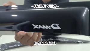 GCAO RAIN VISOR D-MAX 2021-2022 BLACK 1.8MM (11698)