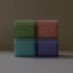 MEDIHEAL Madecassoside Toner Pads/Collagen Ampoule Facial Toner Pads/Teatree Trouble Facial Toner Pads/Vitamide Brightening Pads 100Pads