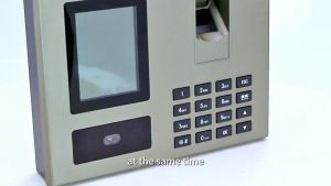 DYNOX Intelligent Face Biometric Fingerprint Password Employee Attendance Machine Checking-in Recorder 2.8 in-ch TFT Screen Infrared Dual-Camera Fast to Identify Support Data output(fingerprint USB card reader clock employee electronic device)