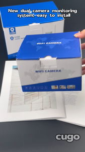 CCTV V380 Pro terbaru Kamera Lensa Ganda CCTV WiFi Outdoor 8MP Dual Lens 360° IP Camera Outdoor Kamera CCTV Waterproof Jarak Jauh