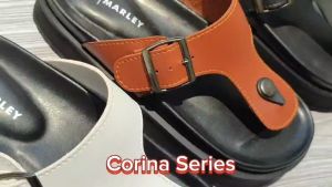 Marley Sandal Wedges Wanita Sandal Tali Wanita - Corina Series