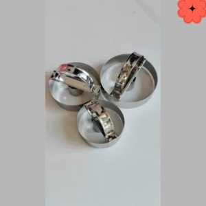 ( 1 PCS ) Cetakan DONAT DONUT ROUND MOULD MOLD STAINLESS STEEL / DONAT STAINLESS ROUND  DIAMETER 7 / 8 CM