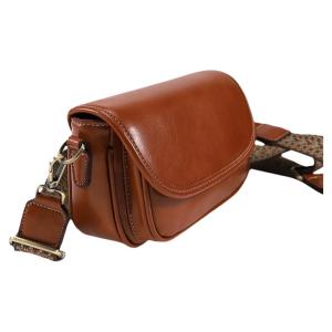 BYUELUN | Retro American Crossbody Bag Casual Wide Strap