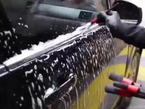 แปรงล้างรถ Detailing อุปกรณ์ล้างรถ มีความยืดหยุ่นสูง ไม่หลุดร่วงง่าย ชุดแปรงดีเทลลิ้ง set5ชิ้น ทำจากขนหมูป่า+PP A091