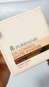 ♥ CANTIKA ♥ Purbasari oil control matte powder bedak padat 12gr TWC two way cake kosmetik serap minyak di wajah anti luntur kena air waterproof