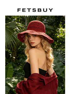 Lace Hollow Ethnic Style Fisherman Hat