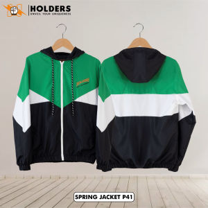 HOLDERS Jaket Hoodie Parasut Pria Wanita | Windbreaker Jacket Track Top Suit Kombinasi Warna Keren