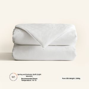 YINSANG | Premium Cotton Jacquard Mulberry Silk Duvet Set for All Seasons