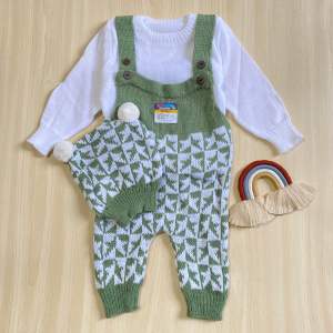Overall Motif - Overall Rajut Motif 0-8 Bulan Max BB 8kg Bayi Newborn Jumper Rajut Kodok OVERALL MOTIF DM BABY