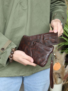 WANYE | Large Capacity Document & Phone Leather Wallet