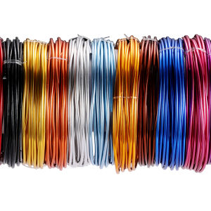 0.6-3mm Meters Anadized Round Aluminum Wire 2-10 Meters Versatile Painted Aluminium Metal Wire For DIY Jewelry Findings