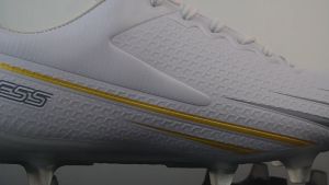 SATSET X Sepatu Sepak Bola Eagless Reborn Fg White List Grey Gold Original