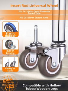 FANGXIANSHENG | Stainless Steel Hollow Swivel Wheel For Crib Storage Shelf