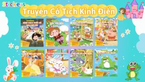 Sách - Combo 8 Cuốn Truyện Cổ Tích Kinh Điển Stickers - Ndbooks