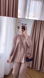 Tiantan Setelan cutbray kaos rayon premium / Setcel / model Setcel