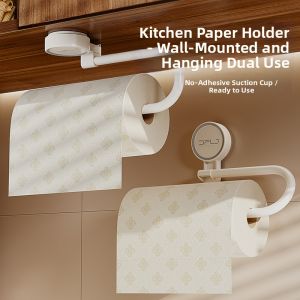 Multifunctional Storage Rack Bathroom Towel Holder Kitchen Wrap Cloth Organizer