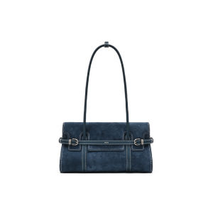 muva | British Style Cow Leather Large Capacity Underarm Bag for Commuting