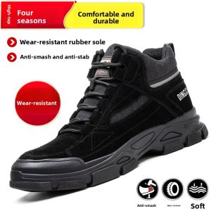 DINGGU | Puncture-Resistant Steel-Toe Safety Shoes