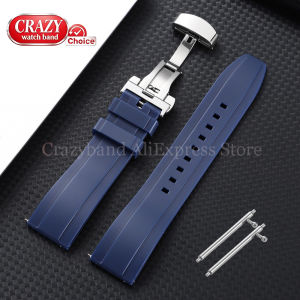 Silicone Watch Straps 20mm 22mm 24mm Universal for Seiko for Omega Quick Release Watchband Rubber Women Men Bracelet Accessories