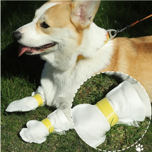 20pcs Pet Dog Disposable Shoe Cover Pet Protective Shoes Walking Tool Dustproof Waterproof and Anti Dirt Shoescover