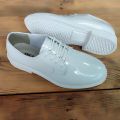 Sepatu Pdh model Jatah TNIPOLRI putih delie//Sepatu pdu pria dnas kantoran//Sepatu pantofel putih pria. 