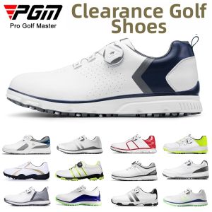 PGM GOLF | Clearance Waterproof Breathable Golf Shoes with Twist Shoe Laces