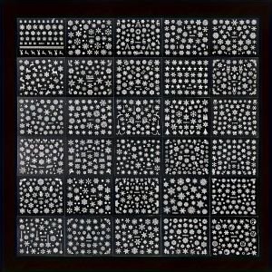 30pcs Snowflake Nail Art Stickers - Self-AdhesiveOdorless Plastic Decals for DIY ManicureFeaturing Winter&Christmas Designs