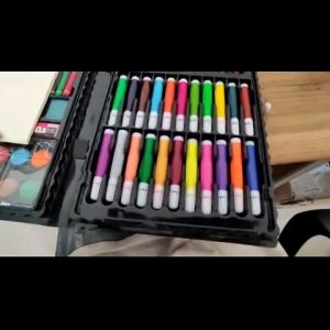 SHENAR Crayon Art Set 150 PCS Peralatan Gambar Lukis Pensil Warna Alat Tulis