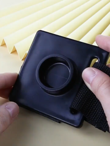 Anti-scratch Cello Endpin Stopper Non-slip Positioning Pad with Strap Musical Instrument