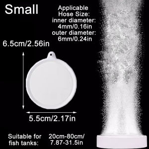 Air Stone Oxygen Aerator For Aquarium Disc Bubble Diffuser Air Bubble Pump Hydroponic Oxygen Plate Mini Accessories Nano Disc