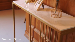 CL Lucky Concise Iron Table Slim Narrow Hallway Console Table Durable And Stable Hall Entryway Furniture Fashionable Minimalist European Style