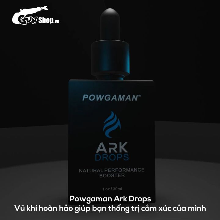 Tinh chất gia tăng cảm xúc Powgaman Ark Drops - Chai 30ml | GUNSHOP ...