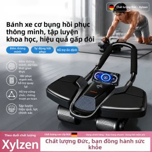 Máy Tập Cơ Bụng Thông Minh Hiển Thị Số Tự Động Nhảy Lại 4 Bánh