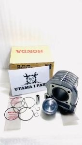 BLOCK PISTON SET BEAT KARBU 2008-2012 SPACY KARBU 2011-2013 SCOOPY KARBU KVY BLOK CYLINDER SEHER BORING COMP BARU DUS HONDA BERGARANSI