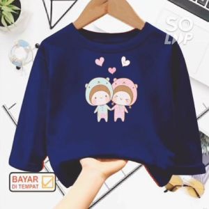baju anak perempuan usia 1-12 tahun tiga love