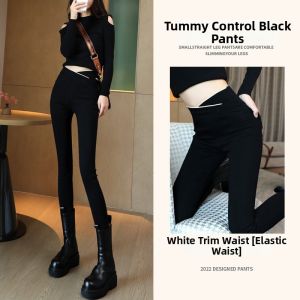 Fashionable French High Waist Slimming Flared Pants