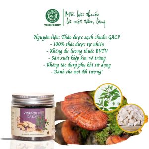 Viên Dạ Dày Tái tạo niêm mạc dạ dày tá tràng hỗ trợ giảm các triệu chứng viêm dạ dày trào ngược dạ dày ức chế vi khuâ.n HP dạ dày Chỉ sau 7 ngày - Đông y gia truyền Thông Cát 1918