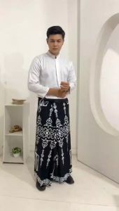 Sarung Batik Goyor Pria Dewasa Motif Wayang Songket Rayon Premium Terbaru