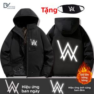 DIEYIN | Áo Khoác Mùa Đông Phai Màu DJ Thời Trang Rộng