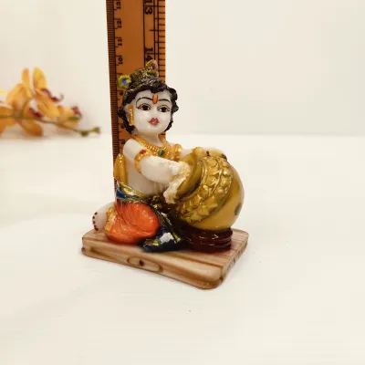 Bal Gopal Krishna with Mother Yasoda Marble Murti for Home Pooja Décor Marble Bal Gopal Idol Bal Gopal Statue Bal Gopal Murti Marble Krishnar Gift Type Idol Murti Statue st617