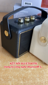 ( SIÊU RẺ ) Loa Bluetooth M600 Âm Thanh Cực Lớn Loa Xách Tay Mini Kiểu Dáng Trẻ Trung Thời Thượng - Bảo Hành Lỗi 1 Đổi 1