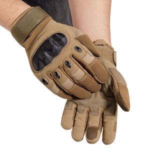 Tactical Men Full Finger Gloves Hard Knuckle Touch Screen Non-slip Wear-resistant Gloves for Outdoor Airsoft Hunting Hiking
