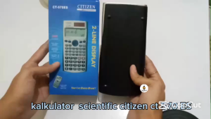 Kalkulator Scientific Citizen CT-570ES 249 functions STAT Data Editor CT 570 ES Calculator Kalkulator Ilmiah
