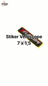 Stiker VeloScope Timbul 3D & Filter Karet 15x7 Cm