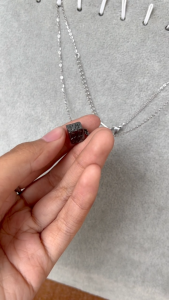 Kalung Nier Automata Stainless Steel Premium Necklace Aksesoris Leher Cewek Cowok Endroid Cosplay Anime Manga