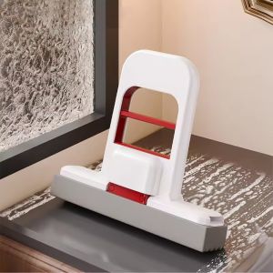 ไม้ถูพื้นแบบมินิพร้อมที่บีบ / ไม้ถูพื้นแบบพกพา / ไม้ถูพื้นฟองน้ำแบบมือถือ / สำหรับกระจกรถยนต์ ห้องน้ำ โต๊ะทำงาน