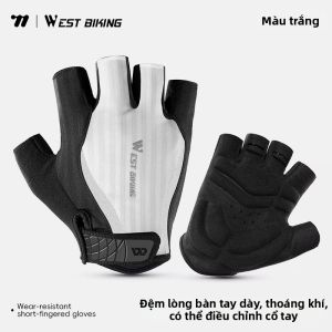West Biking | Găng Tay Đạp Xe Chống Trượt Thoáng Khí Chống Sốc Mở Ngón