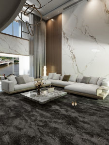 Italian Minimalist Sofa Connery Living Room Luxury Modern Designer Fabric Straight Row Simple Wood Sponge Sofa Romantic Star