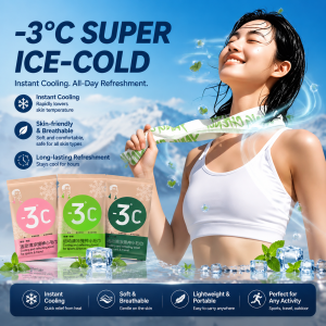 5 packs of summer ice towels cool wet wipes cool and refreshing cool and cool sweat wicking military training wet disposable