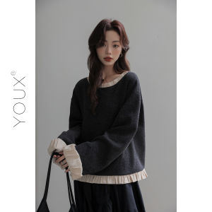YOUXIANG | Áo Sweater Boho Vintage Dễ Thương Cho Nữ